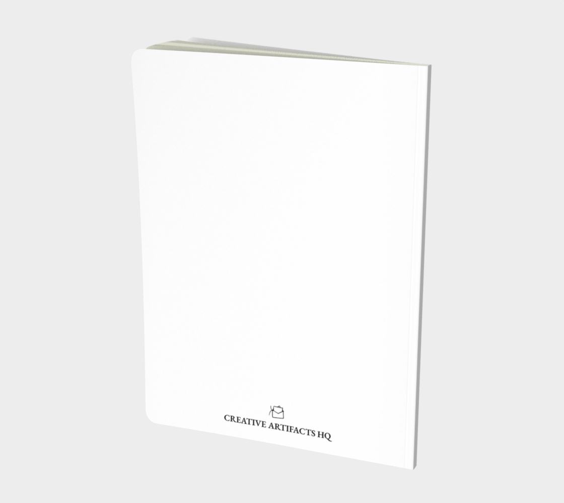 Large | Notebook | White Lines