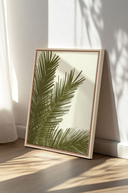 SOUFFLE TROPICAL, Oeuvre sur toile étirée