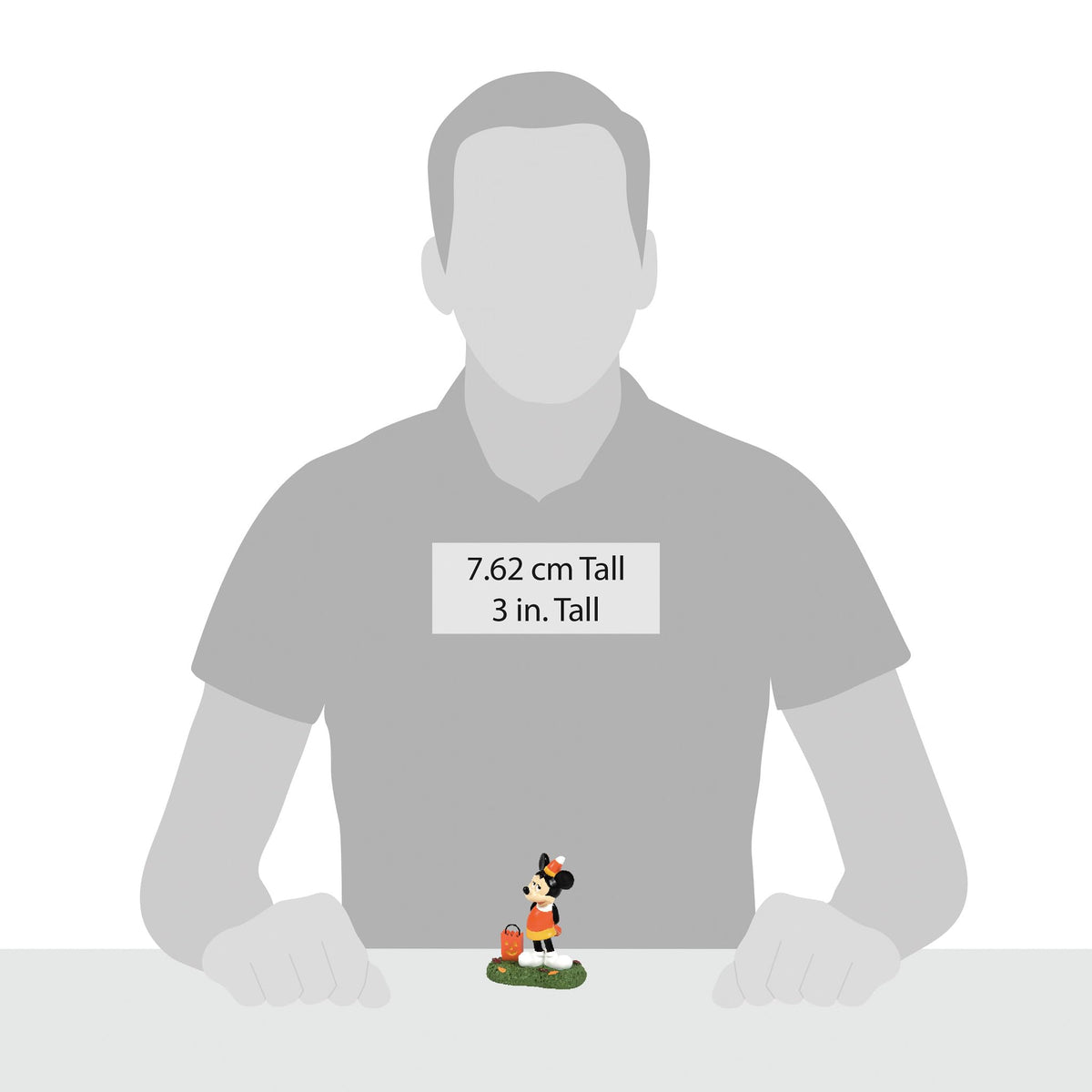 Department 56 Disney Village Halloween Accessories Mickey Mouse Buys a Ticket Figurine, 3 Inch, Multicolor