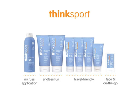 Thinksport SPF 50 All Sheer Mineral Sunscreen Spray – Air Powered, Waterproof Sport Sunscreen Spray – Safe, Natural Zinc Oxide Sun Protection, 6 Fl oz 🍁 All In One Marketplace Canada