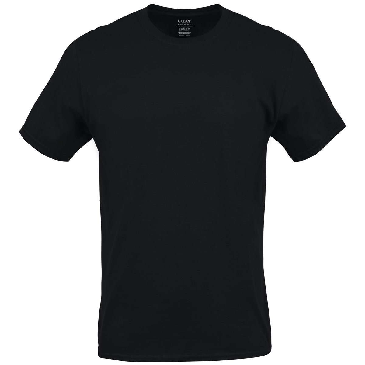 GILDAN Men's Crew T-Shirts, Multipack, Style G1100, Black (6-Pack), Small 🍁 All In One Marketplace Canada