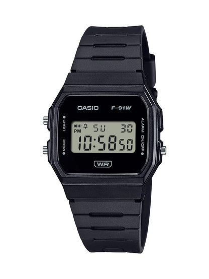 Casio F-91WB Series | Men's Digital Watch | Environmentally Friendly Bio-Based Resin | Alarm | Date Indicator | 7-Year Battery, Black 🍁 All In One Marketplace Canada