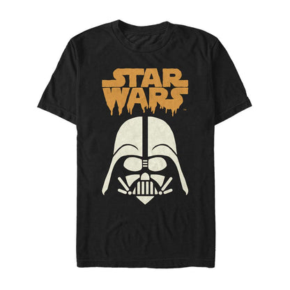 STAR WARS Licensed Halloween Vader Ghoul Men's Tee, Black, Large