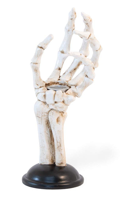 Boston International Halloween Taper Candle Holders, Set of 2-3 x 8-Inches, Skeleton Hands