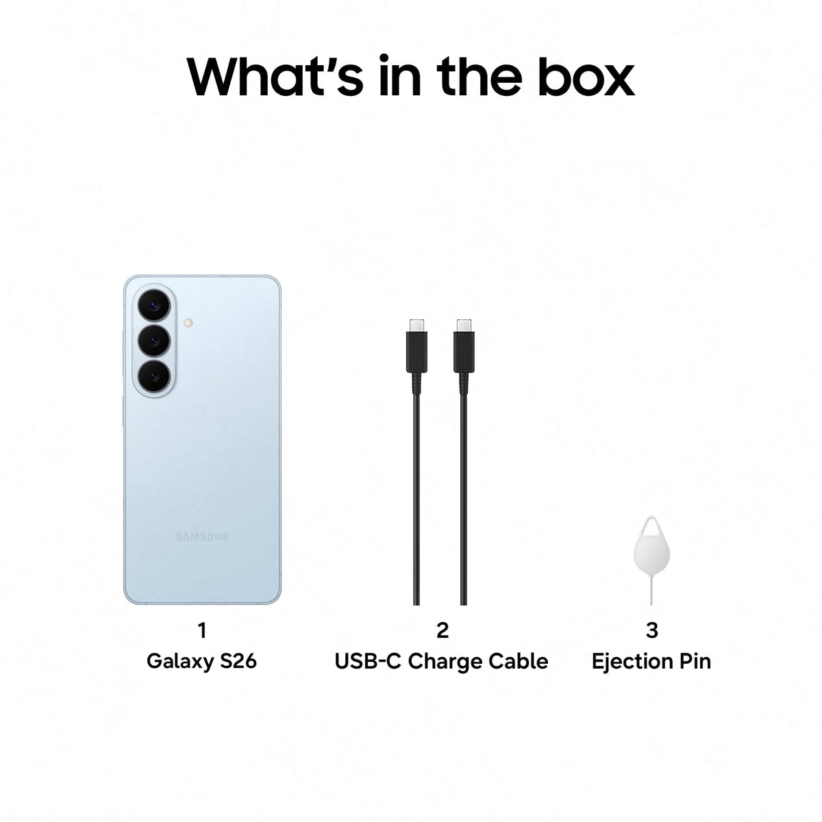 Samsung Galaxy S26 5G Sky Blue, 256GB (CAD Version)