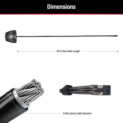 Master Lock Python Cable Lock, Cable Lock with Keys, Trail Camera and Kayak Locking Cable, 2 Pack, 8417T,Black 🍁 All In One Marketplace Canada