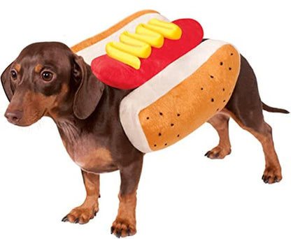 Rubies Costume Co Halloween Classics Collection Pet Costume, Small, Hot Dog