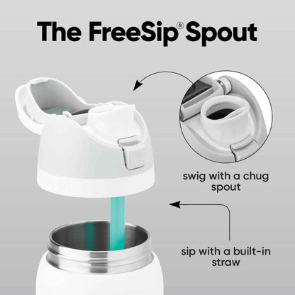 Owala FreeSip Insulated Stainless Steel Water Bottle with Straw, BPA-Free Sports Water Bottle, Great for Travel, 40 Oz, Lemon Limeade 🍁 All In One Marketplace Canada