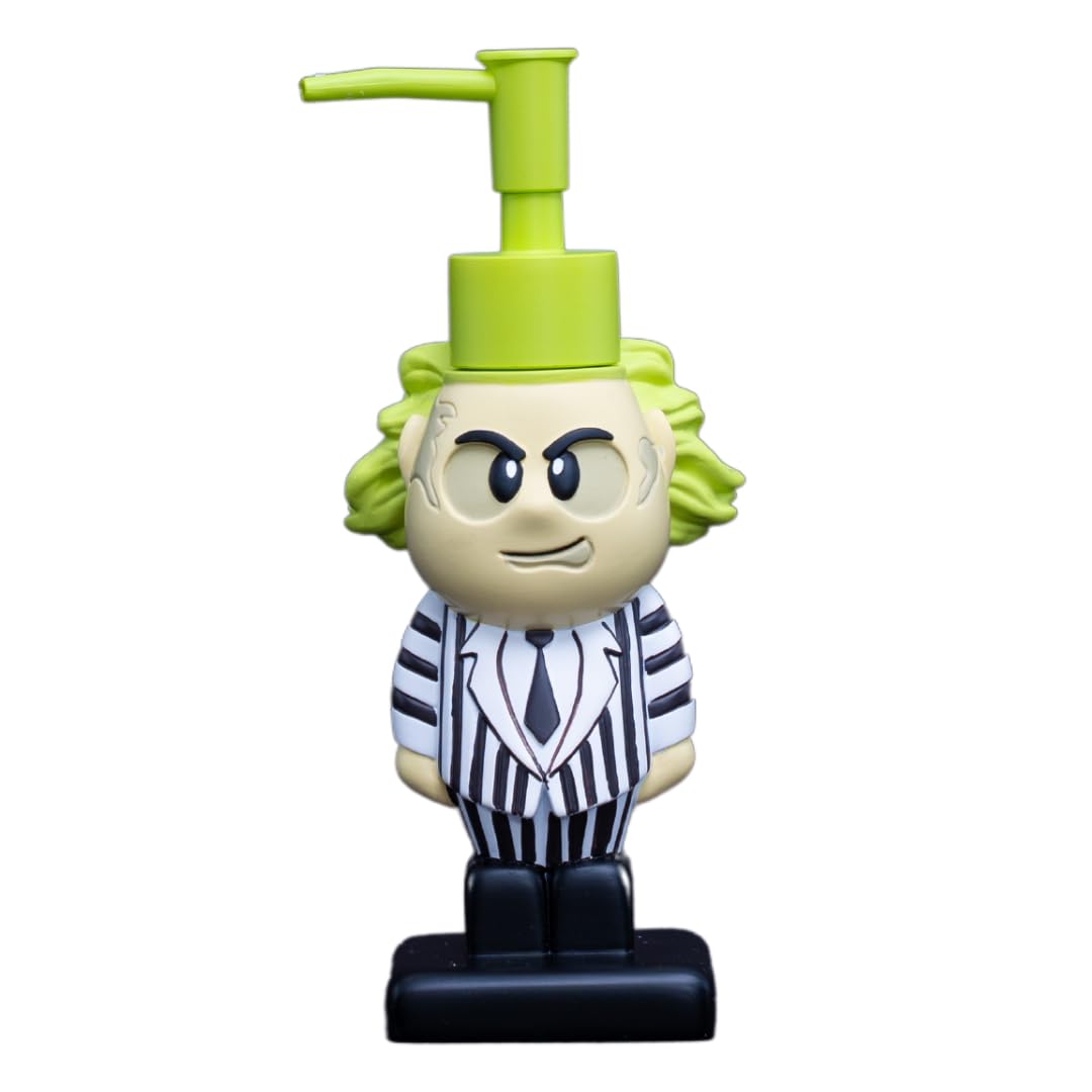 Beetlejuice Halloween Soap/Lotion/Hand Sanitizer Resin Pump Dispenser, 2.7 Ounces, (Officially Licensed Product) by Franco Collectibles