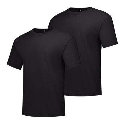 Hanes Mens Men's Beefy Tall Short Sleeve Tee Value Pack (2-Pack) Fashion t Shirts, Black, XX-Large Tall US 🍁 All In One Marketplace Canada
