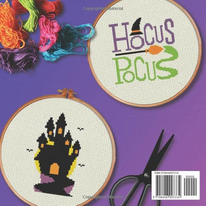 100 Big Halloween Counted Cross Stitch Patterns: Daily Cross Stitch 100 Halloween Book
