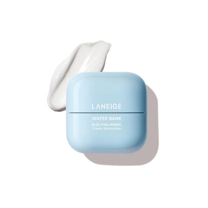 LANEIGE Water Bank Blue Hyaluronic Cream Moisturizer: Hydrating Korean Face Cream with Squalane & Ceramide for Skin Barrier Support, Dermatologist-Tested 🍁 All In One Marketplace Canada