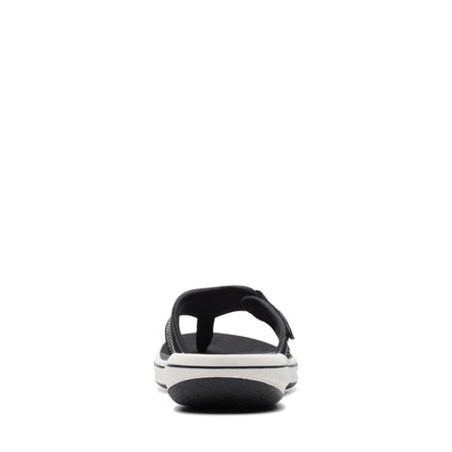 Clarks Cloudsteppers Women's Breeze Sea Flip-Flop, Black Synthetic, 7 Medium US 🍁 All In One Marketplace Canada