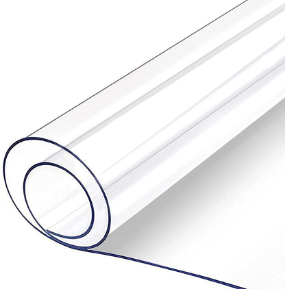 VEVOR 80 x 42 Inch Crystal Clear Table Protector Clear PVC Table Top Protector 2mm Thick Table Cover Rectangular Table Pads for Dining Room Table/Desk 🍁 All In One Marketplace Canada