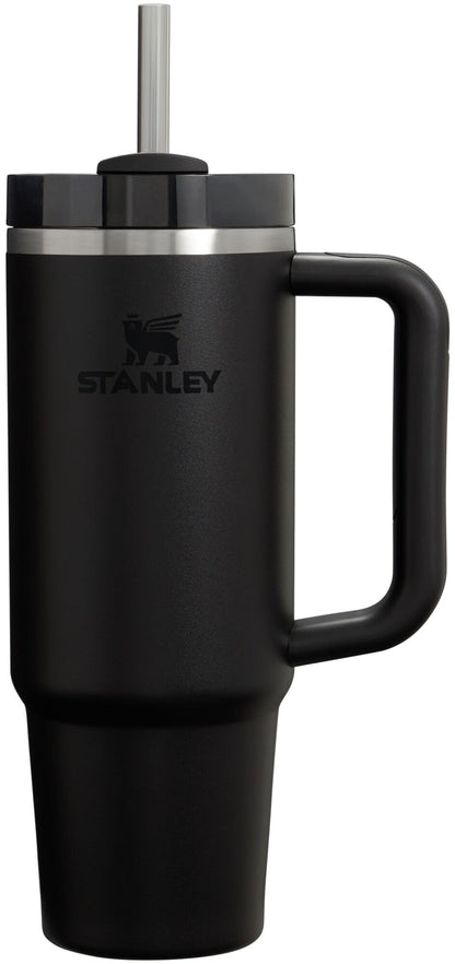 Stanley Quencher H2.0 Tumbler with Handle and Straw 30 oz | Flowstate 3-Position Lid | Cup Holder Compatible for Travel | Insulated Stainless Steel Cup | BPA-Free | Black 2.0 🍁 All In One Marketplace Canada