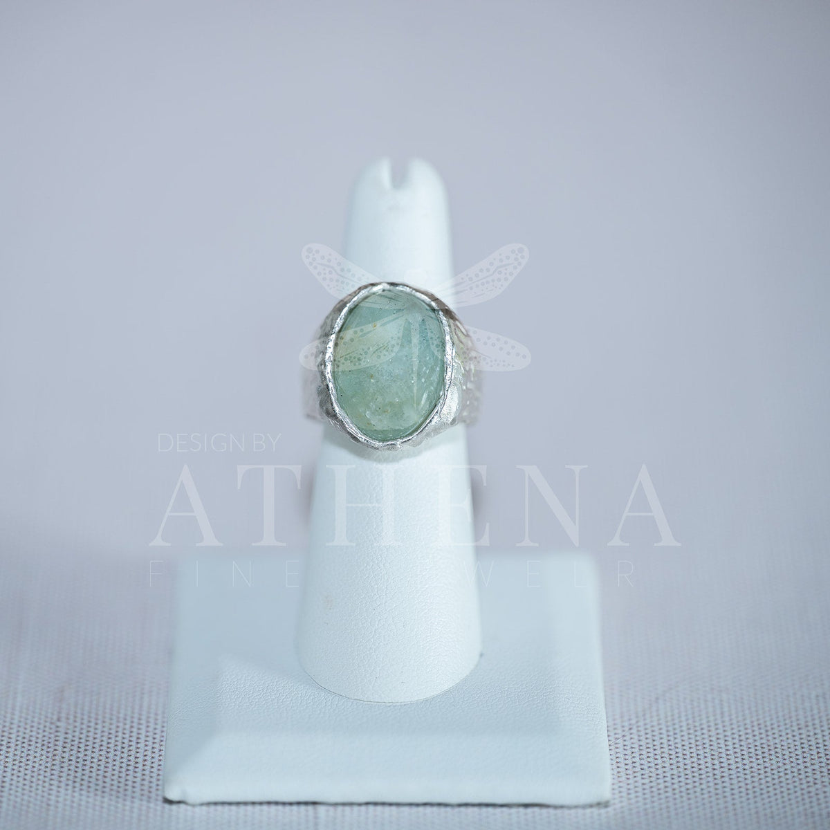 Seraphina’s Sea Ring | Ready-to-Ship Aquamarine Birthstone Ring | Sterling Silver