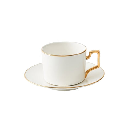 Ceramic Coffee Cups & Saucers 7 Oz - Set of 6+6