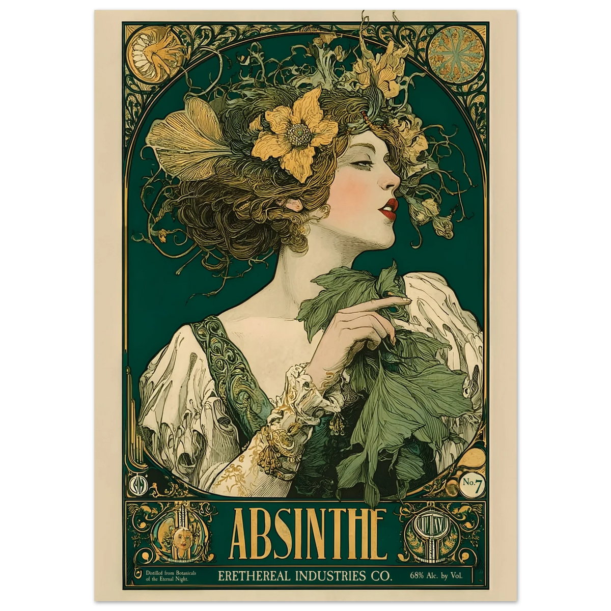 L’Absinthe d’Ombre - Poster & Framed Print