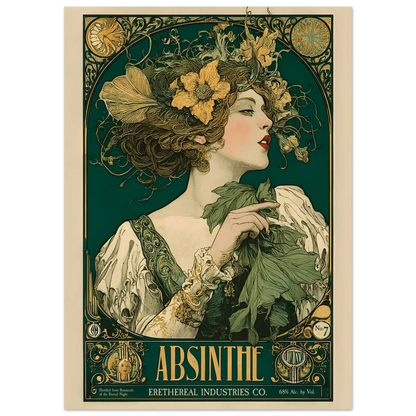 L’Absinthe d’Ombre - Poster & Framed Print
