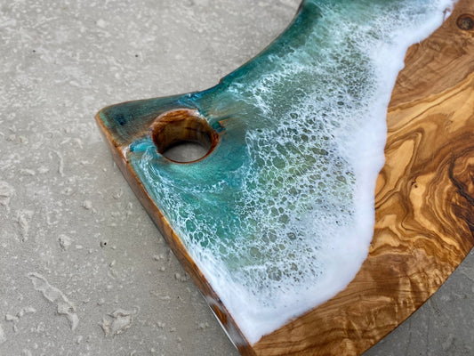 Olive Wood Charcuterie Board - AURABAGS SHOP