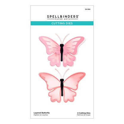 Layered Butterfly Etched Dies