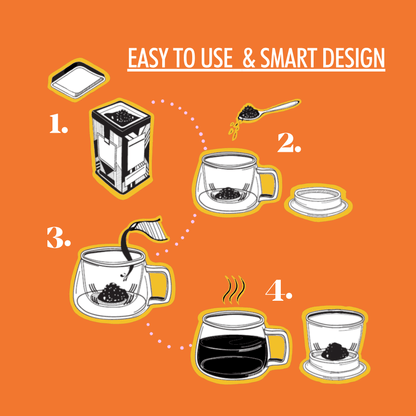 Earl Grey Loose Tea & Infusion Teacup Gift Set