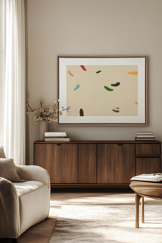 WATERCOLOR DRIFT, Werk auf gespannter Leinwand