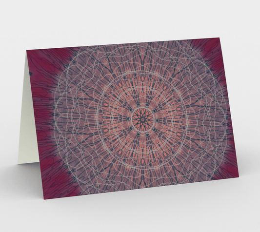 Set of 3 Blank Greeting Cards | 5 x 7 | Meditative Mandala