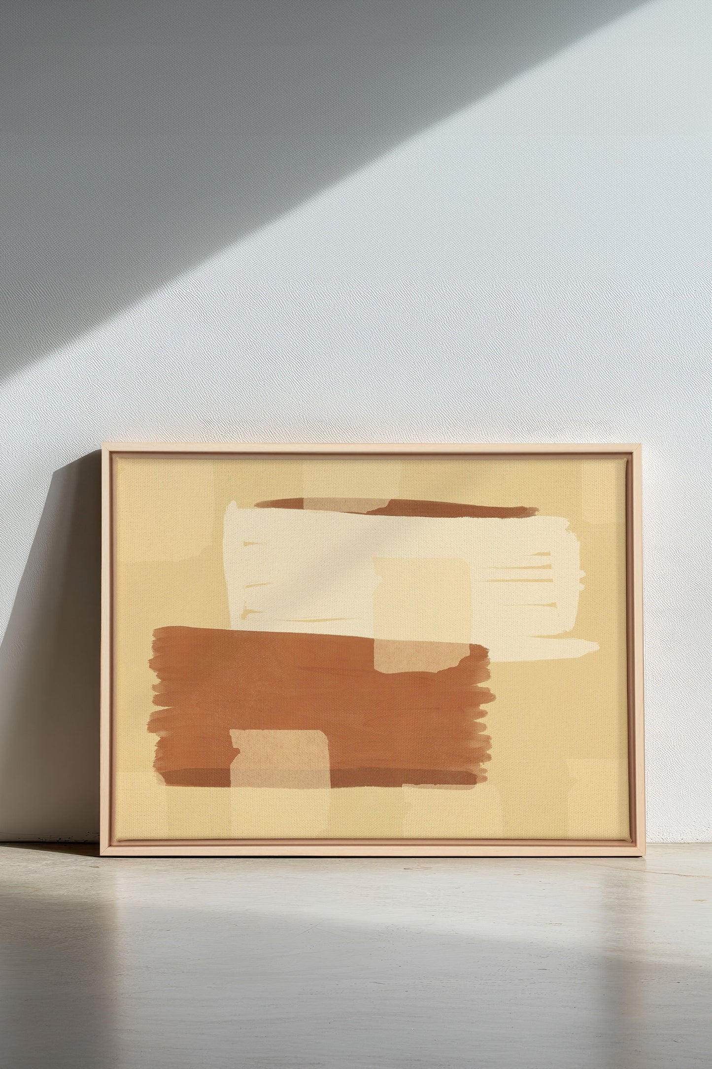 TOILE DU DÉSERT, Oeuvre sur toile étirée
