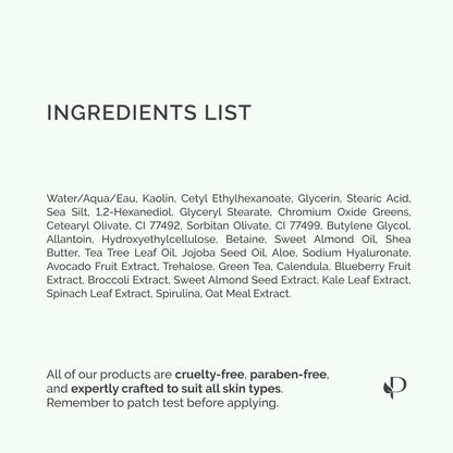 PLANTIFIQUE Clay Mask with Avocado & Superfoods - Korean Face Masks Skincare Products - Dermatologically Tested - Masque Visage Beauté - Gift Idea, 110g / 3.88 fl oz 🍁 All In One Marketplace Canada