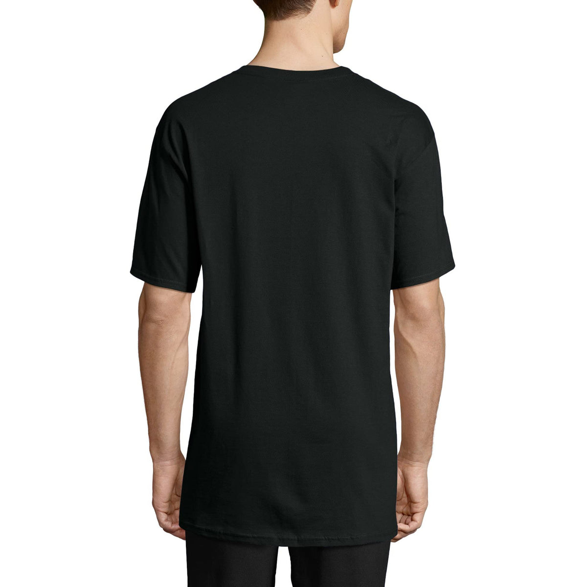 Hanes Size Men's Beefy Short Sleeve Tee Value Pack (2-Pack), Black, Large/Tall 🍁 All In One Marketplace Canada