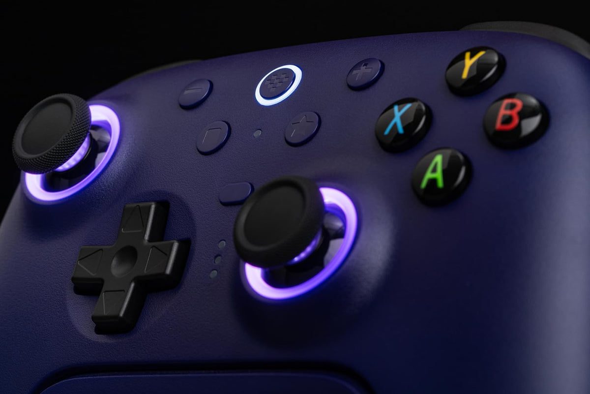 8BitDo Ultimate 2 Wireless Controller for Windows & Android, Gaming Controller with TMR Joysticks, Switchable Hall Effect/Tactile Triggers, RGB Fire Ring, 8Speed Wireless Tech, Purple 🍁 All In One Marketplace Canada