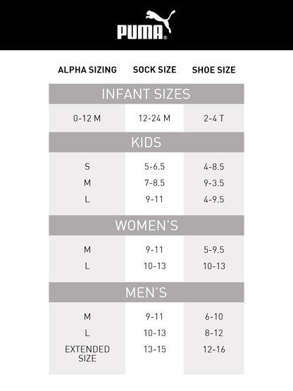 PUMA Men's 8 Pack Athletic Cushioned Crew Socks, White/Black, 10-13 🍁 All In One Marketplace Canada