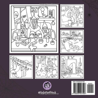 Halloweird: a halloween coloring book of horror, where every freak gets a quirky tweak