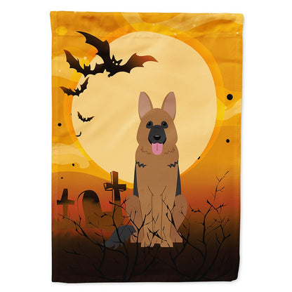 Caroline's Treasures BB4333CHF Halloween German Shepherd Flag Canvas House Size, Large, Multicolor