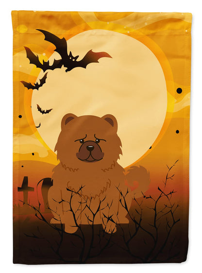 Caroline's Treasures BB4408GF Halloween Chow Chow Red Garden Size Flag, Small, Multicolor