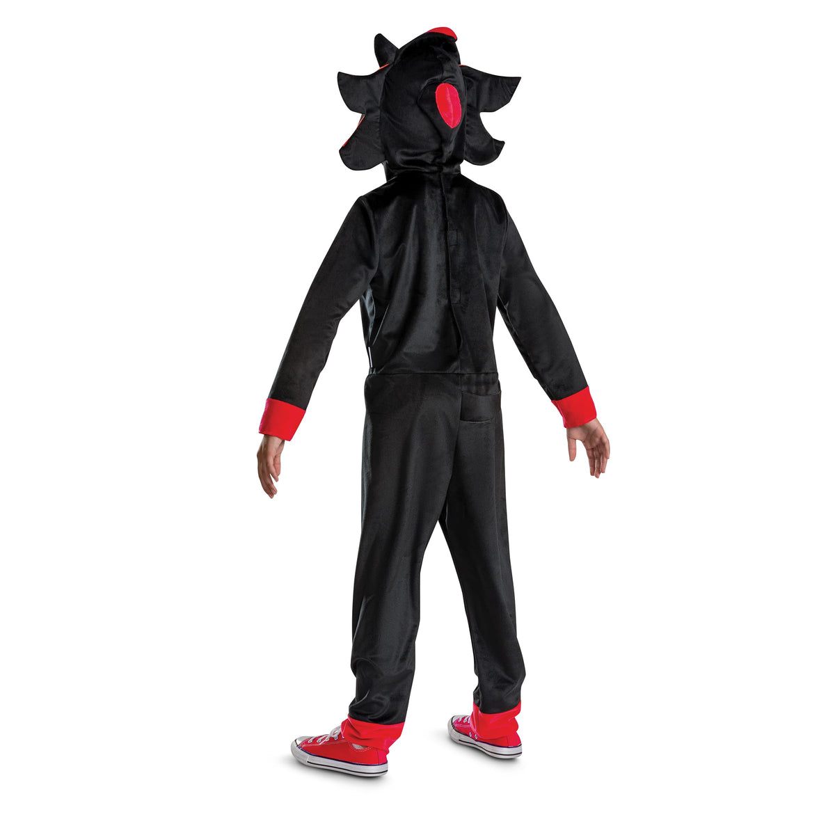 Sonic Shadow Costume for Kids, Officially Licensed Sonic The Hedgehog Halloween Costume Outfit, Size (7-8)