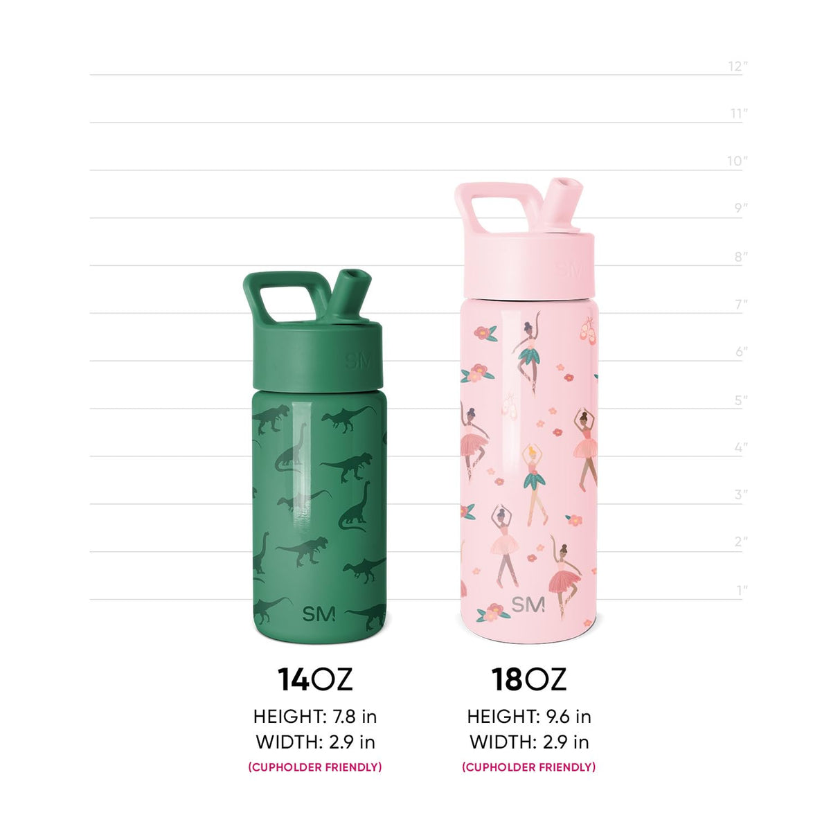 Simple Modern Disney Princess Kids Water Bottle & Toddler Cup | 14oz 🍁 All In One Marketplace Canada