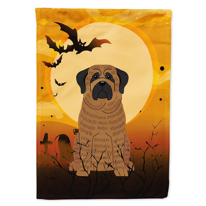 Caroline's Treasures BB4281CHF Halloween Mastiff Brindle Canvas House Size Flag, Large, Multicolor