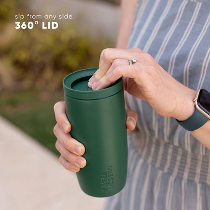 Simple Modern Halloween Travel Coffee Mug 360° Lid | 16oz | Leaves