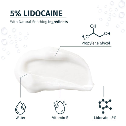Numbskin Tattoo Numbing Cream | 5% Lidocaine Topical Anesthetic Cream | Maximum Strength Fastest Acting Pain Relieving Cream with Vitamin E, 30g (1 Tube) 🍁 All In One Marketplace Canada