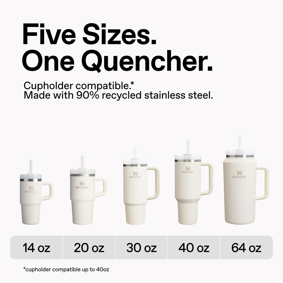 Stanley Quencher H2.0 Tumbler with Handle and Straw 30 oz | Flowstate 3-Position Lid | Cup Holder Compatible for Travel | Insulated Stainless Steel Cup | BPA-Free | Lilac 🍁 All In One Marketplace Canada