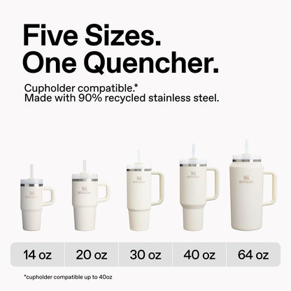 STANLEY Quencher H2.0 Tumbler with Handle and Straw 30 oz | Flowstate 3-Position Lid | Cup Holder Compatible for Travel | Insulated Stainless Steel Cup | BPA-Free | Peach Rose 🍁 All In One Marketplace Canada
