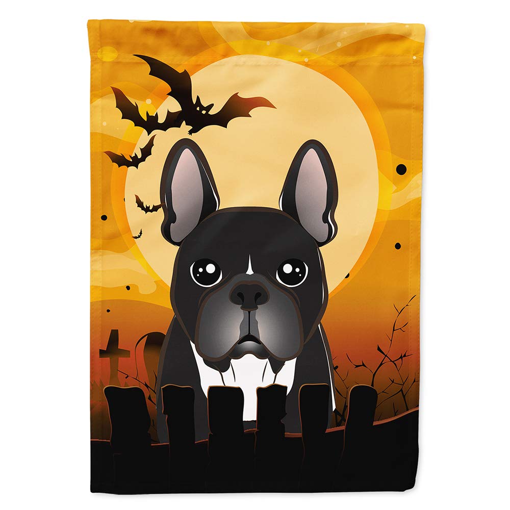 Caroline's Treasures BB1785CHF Halloween French Bulldog Canvas House Size Flag, Multicolor, Large