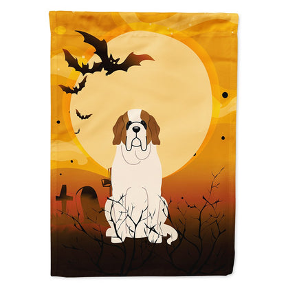 Caroline's Treasures BB4301CHF Halloween Saint Bernard Flag Canvas House Size, Large, Multicolor