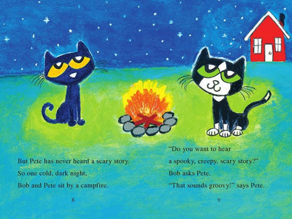 Pete the Cat: Scaredy Cat!: A Halloween Book for Kids