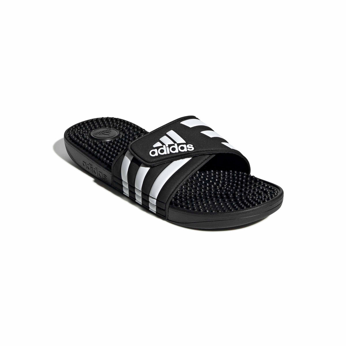 adidas Unisex-Adult Adissage, Core Black/White/Core Black, 13 🍁 All In One Marketplace Canada