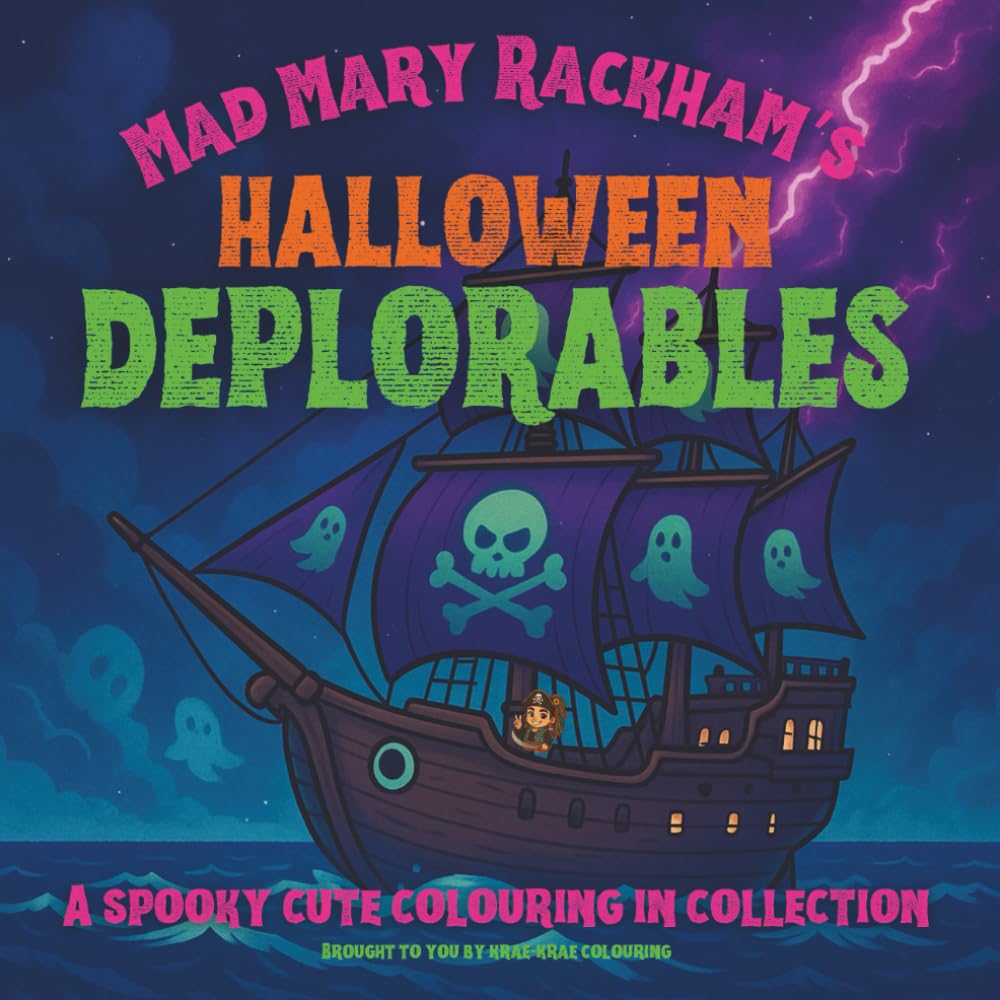 Halloween Deplorables: A Spooky Cute Colouring In Collection