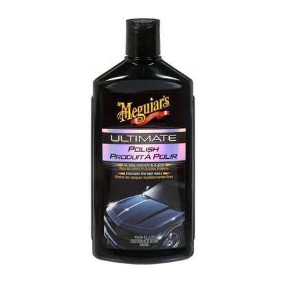Meguiar’s Ultimate Polish – High-Gloss Polish for a Show Car Shine – Permanently Removes Light Swirls to Produce a Deep, Wet Reflection with a High Gloss Shine - Easy to Use, 16 Oz 🍁 All In One Marketplace Canada