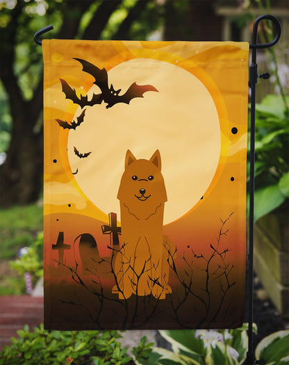 Caroline's Treasures BB4288GF Halloween Karelian Bear Dog Garden Size Flag, Small, Multicolor